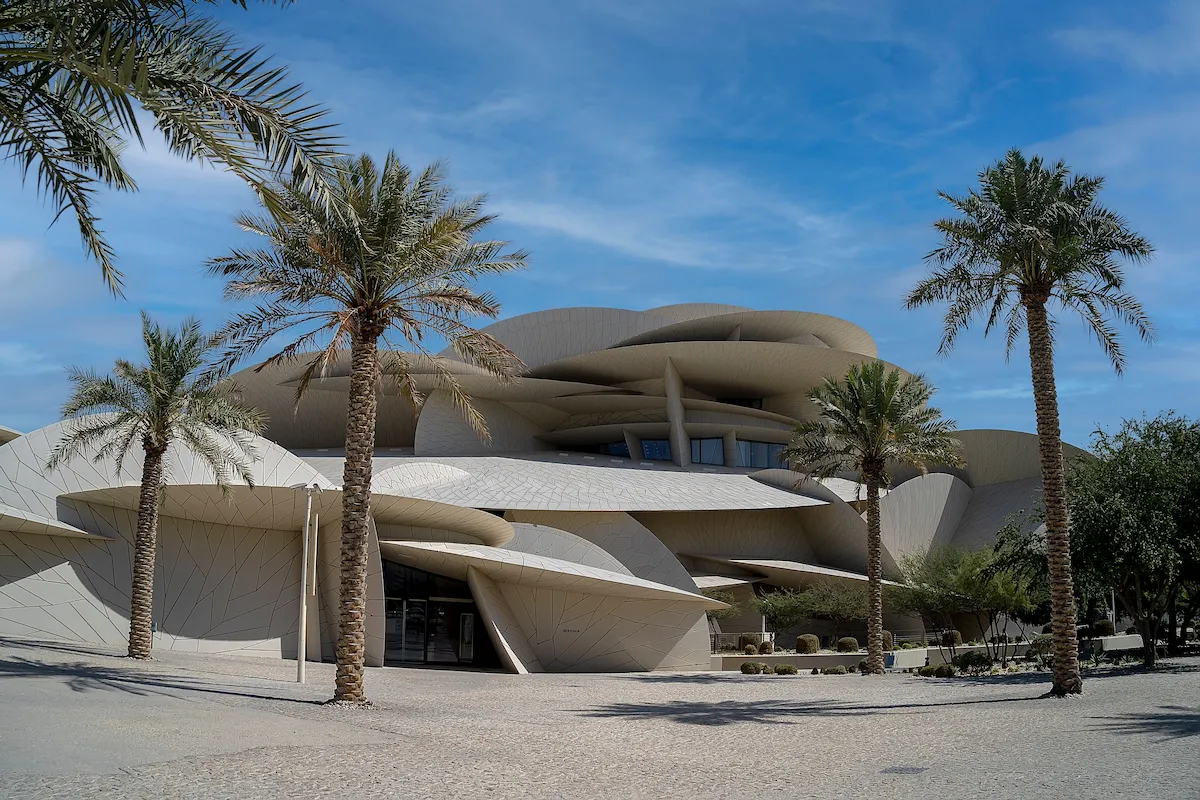 Infrastructures modernes à Doha au Qatar