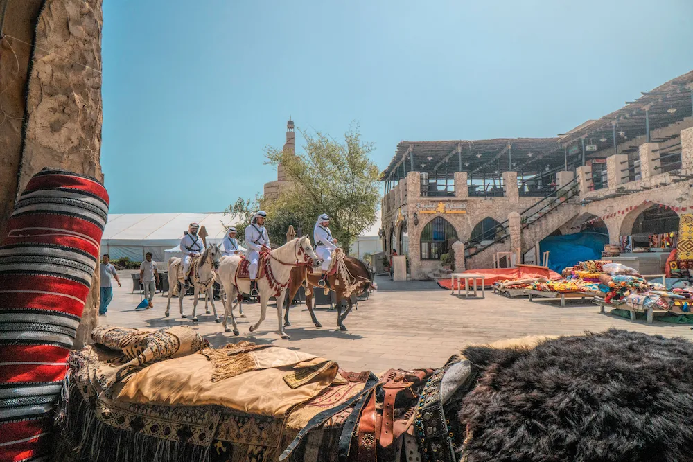 Souq Waqif à Doha au Qatar